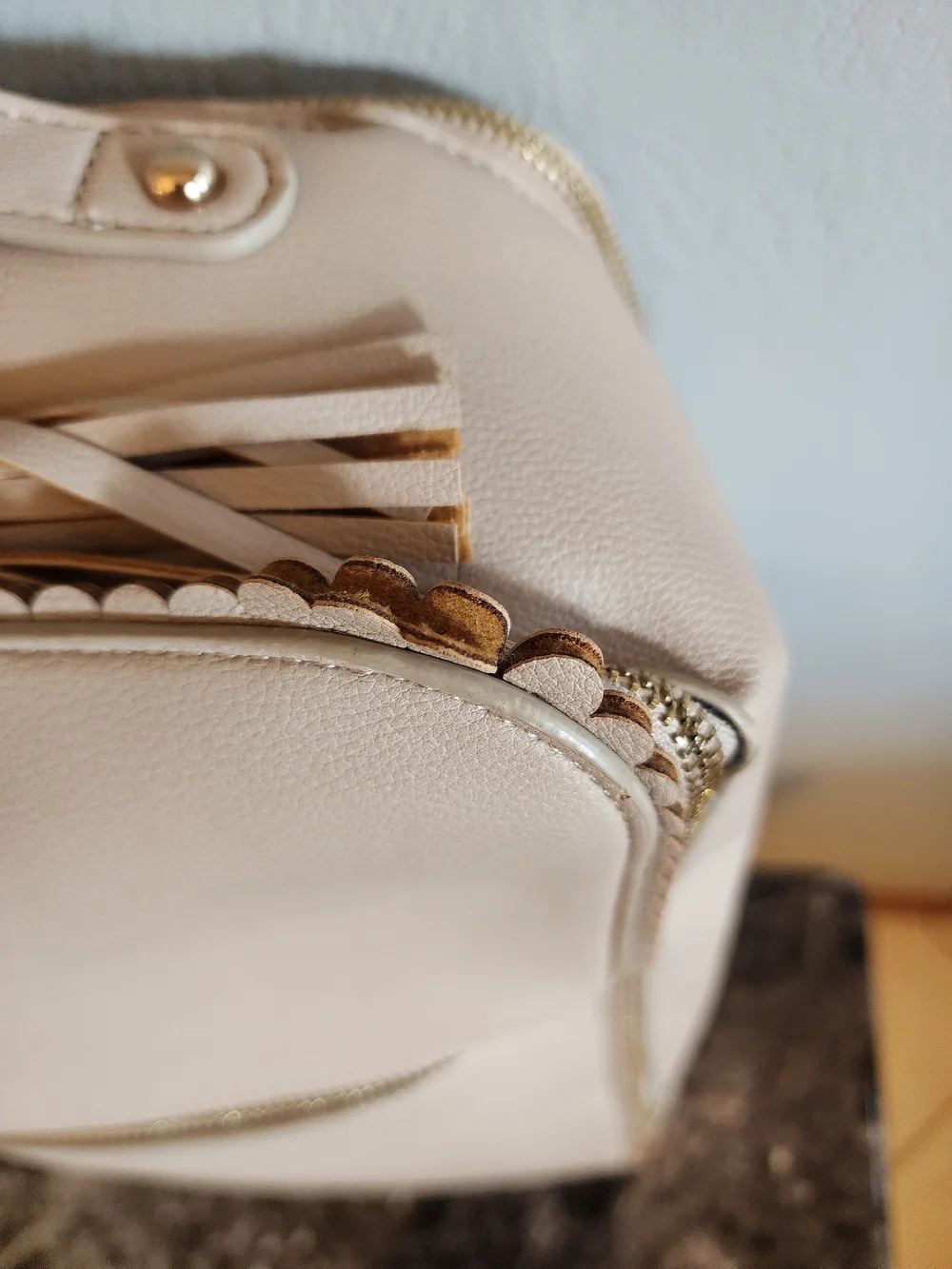 Hollis Loverlie Cream Laptop Backpack